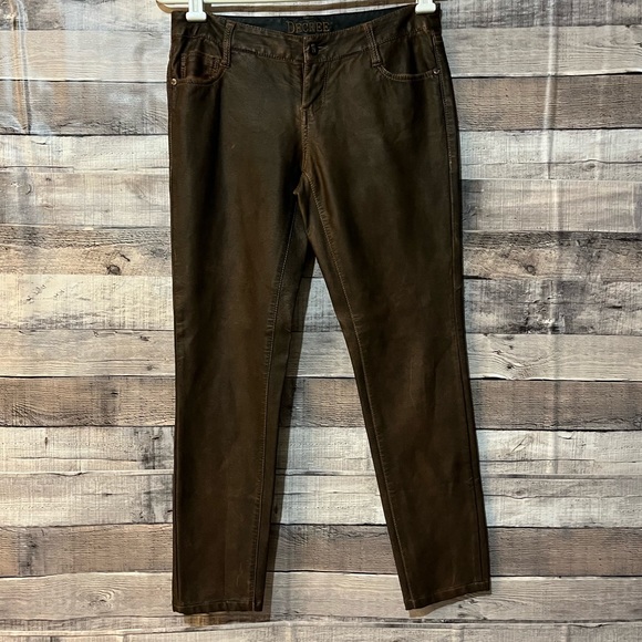 Decree Denim - Decree Super Skinny Faux leather pants size 3